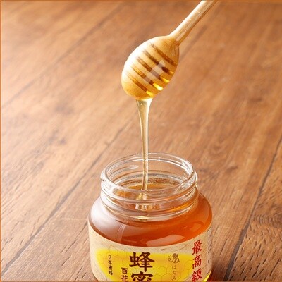 純粋・希少 臼杵産 日本蜜蜂のハチミツ(450g)百花蜜 蜂蜜 二ホンミツバチ 非加熱