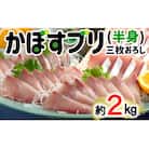【先行受付】≪着日指定必須≫さっぱり美味い「うすき産(養殖)かぼすブリ」 (半身)