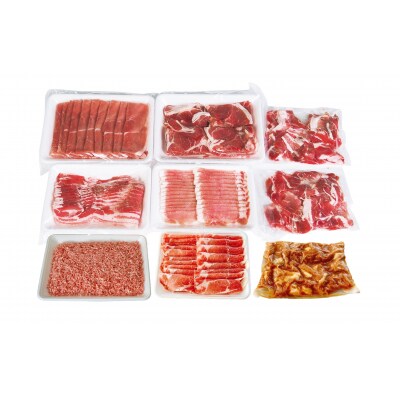 豚肉食べ尽しセット!小分けで便利♪大分県産 豚詰め合わせ8種(約3㎏)