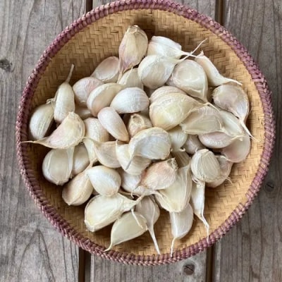 ポストに届いて便利!　乾燥にんにく ばら(500g)　栽培期間中農薬・化学肥料不使用