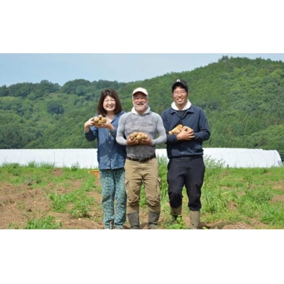 皮ごと食べても安心　タネをつないだ男爵イモ(5kg)【栽培期間中農薬・化学肥料不使用】