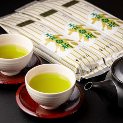 抹茶入り煎茶玉露白折150g×3本セット(ご自宅用)