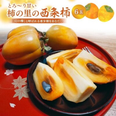 とろ～り甘い柿の里の西条柿 6玉