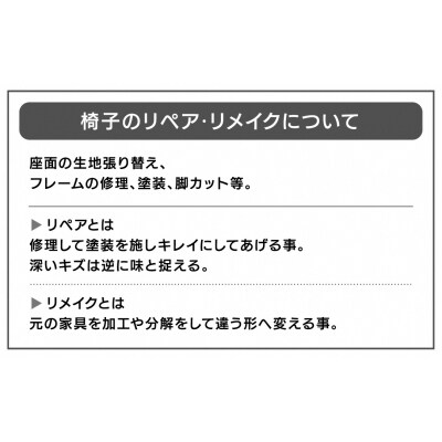 椅子リペア送料セット