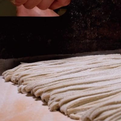 おうちで本格!蕎麦打ち体験「そばねり玉」(4人前)麺棒セット
