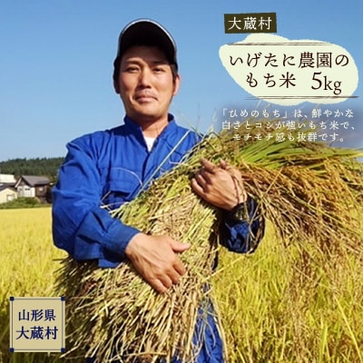≪数量限定≫ 山形県大蔵村 いげたに農園のもち米 5kg