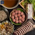 自然由来の素材にこだわった　鴨団子汁鍋(二八蕎麦付き)