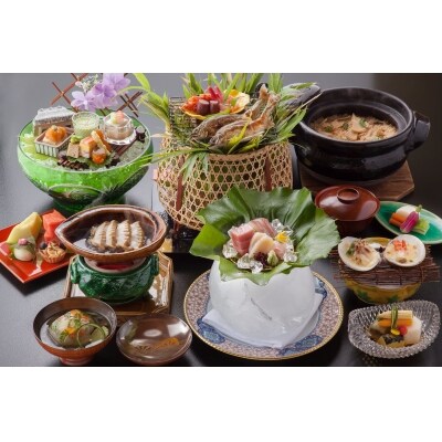 元湯陣屋　露天風呂付和洋室と豪華・夢浮橋会席料理を堪能一泊二食　2名様プラン