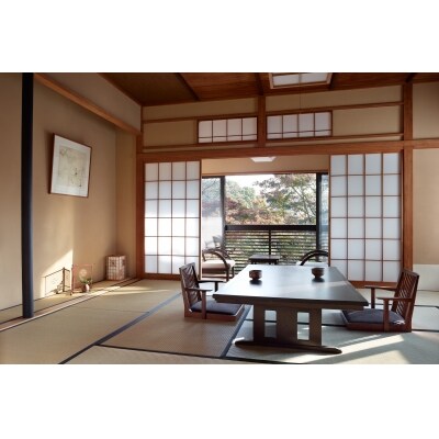 元湯陣屋　露天風呂付和洋室と豪華・夢浮橋会席料理を堪能一泊二食　2名様プラン
