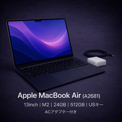 MacBook Air 13 M2 / 24G / 512G|★美品・整備済