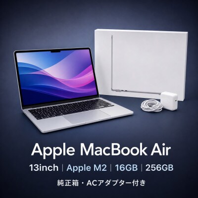 【法人リースアップ品】MacBook Air 13インチ M2 / 16GB / 256GB