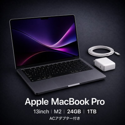 【法人リースアップ品】MacBook Pro 13インチ M2 / 24GB / 1TB