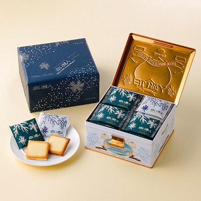 【毎月定期便】白い恋人(ホワイト&ブラック)36枚缶入全2回