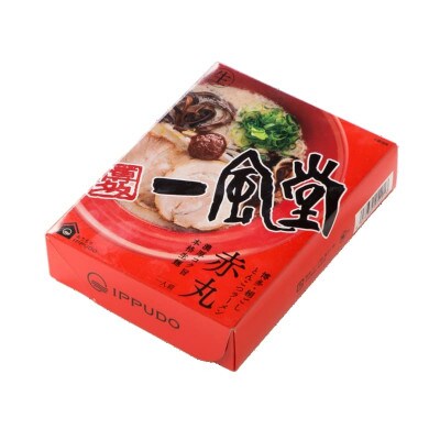 博多一風堂 豚骨ラーメン 赤丸1食×5箱 とんこつ博多細麺