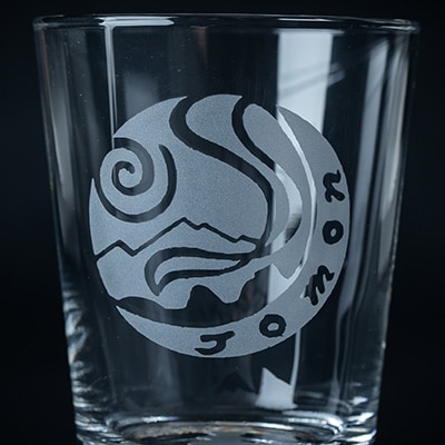 未来に届ける贈り物　JOMON　焼酎・ロックグラス(中)2個セット/箱入り　K-10