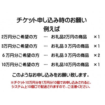 ビーナスラインエリアで使えるチケット200,000円分