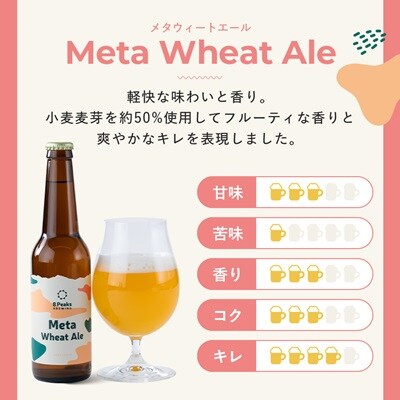 八ヶ岳山麓のクラフトビール6本セット(ヤイヤイペールエール・メタウィートエール・サミーデスタウト)