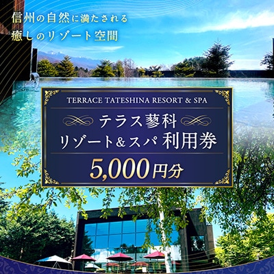 テラス蓼科リゾート&スパ　5,000円利用券×1枚