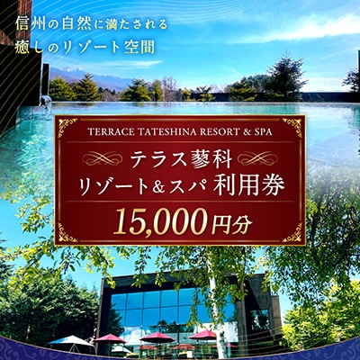 テラス蓼科リゾート&スパ　5,000円利用券×3枚 | ふるさと納税のお礼品