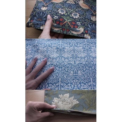 Fabric by ベストオブモリス クッションカバー 45×45cm D(アネモネ)