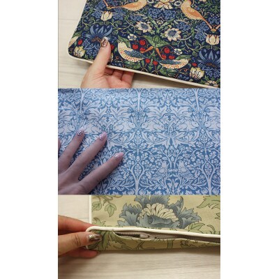 Fabric by ベストオブモリス 縁付カバー&クッション 45cm角 セット7 ブラザーラビット