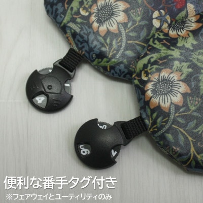 【はっ水・防汚】ゴルフヘッドカバー3点セット いちご泥棒(青)Fabric by ベストオブモリス