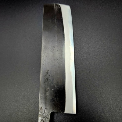 菜切包丁　黒打　165mm