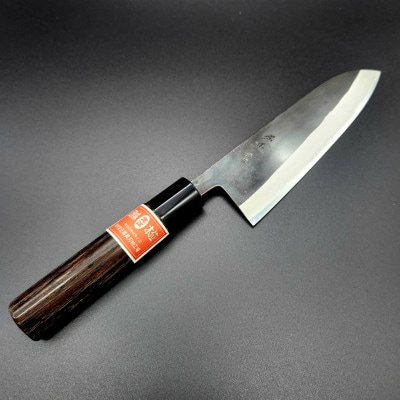 三徳包丁　ステン　黒打　165mm