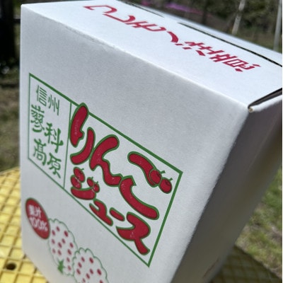 八ヶ岳の麓 信州蓼科高原産 りんごジュース(果汁100%)1000ml×6本