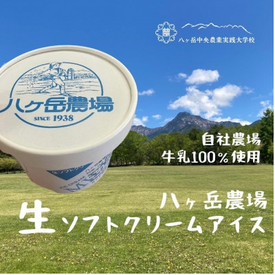 八ヶ岳農場 生ソフトクリームアイス 6個