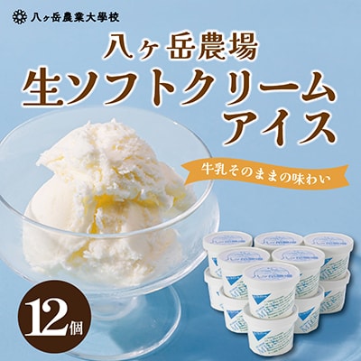 八ヶ岳農場 生ソフトクリームアイス 12個