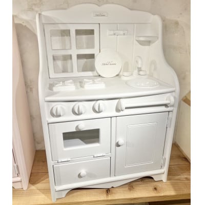 メーベルヒナナ　木製　おままごとキッチン　ホワイトカフェ