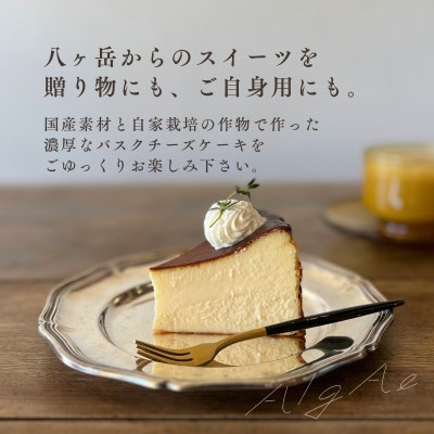 さつまいものバスクチーズケーキ(直径約12センチ)|AlgAe