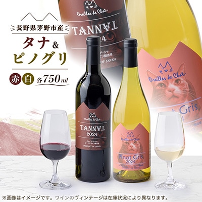 タナ(赤)&ピノグリ(白)2本セット