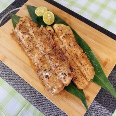 【贅沢】鱧の照焼・鱧の白焼きセット　国産ハモ各1本ずつ