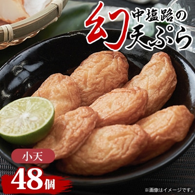 【練り天ぷら合計48個】中塩路の幻天ぷら　小天8個入り×6パック 　