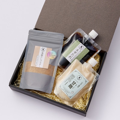 万能調味料人気3点詰合せセット(保存料・着色料無添加)―大阪府岬町・発酵と日本酒いちご屋