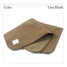 alberton社赤外線を吸収して発熱するsliva knitわんにゃんブランケット　カーキ
