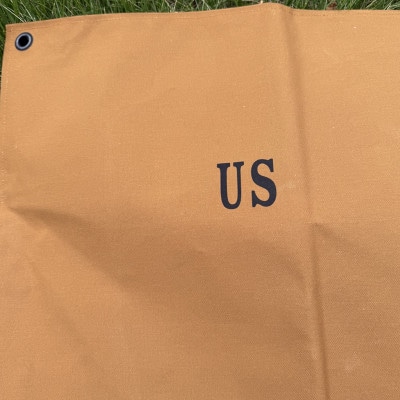 ALBERTON　米軍防水帆布のグランドシート　キャメル