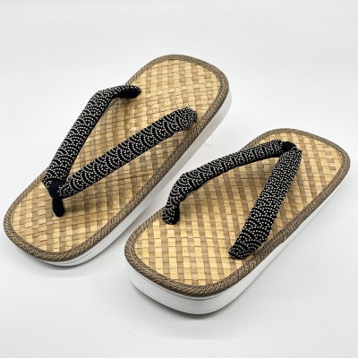 信貴　毘沙門亀甲　SNEAKERS雪駄(BS白あじろ05青海波)