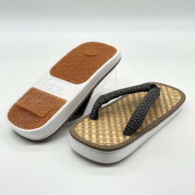 信貴　毘沙門亀甲　SNEAKERS雪駄(BS白あじろ05青海波)