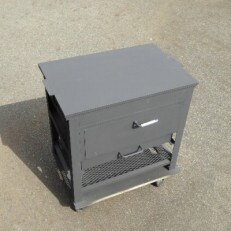 オリジナル石窯付きバーベキュー炉　初号機　家庭用石窯　