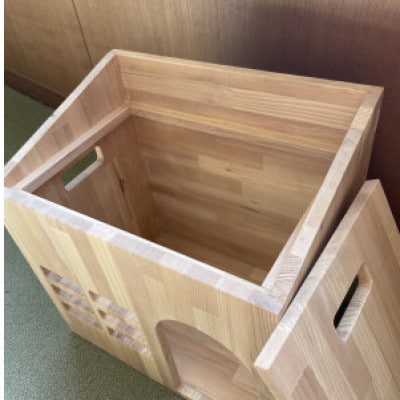 ペット用　木製ハウス(小)(組立不要)