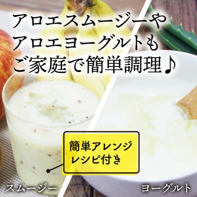【食用】朝採り アロエベラ生葉 5kg(5枚～10枚)3年物  宮城県産