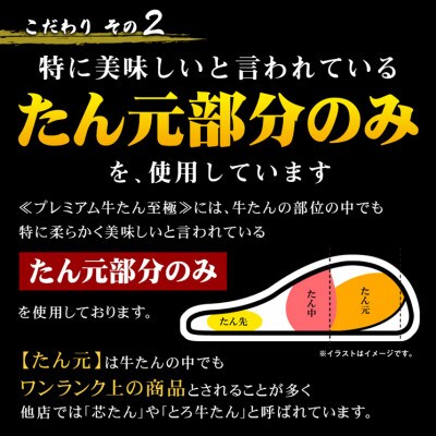 プレミアム牛たん 至極 500g×2袋