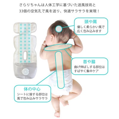 常に清潔で快適に SunRuck ファン付きベビーカーシート SR-SCP-08-GR グレー