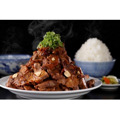 志津川ホルモン(辛味噌・塩/各約200g×2P)・牛タンサガリカルビ(約250g×2P)セット
