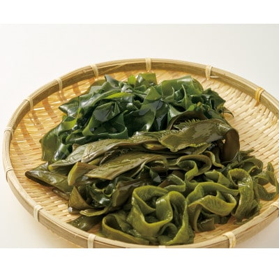 【食べ比べ】南三陸産　塩蔵わかめセット(塩蔵わかめ3袋、塩蔵茎わかめ2袋)