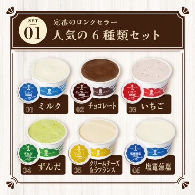 蔵王育ちのジェラート【FRUTTA GELATO】6個セット|蔵王山麓の牛乳と宮城蔵王のフレーバー