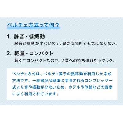 SunRuck ペルチェ方式 1ドア電子冷蔵庫 ブラック